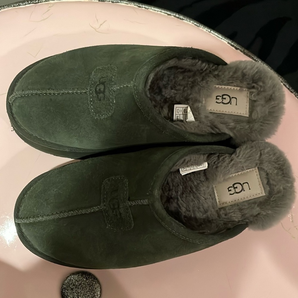 ugg discoquette genuine shearling slide mule